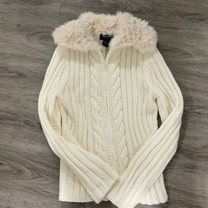 Vintage Express zip up sweater